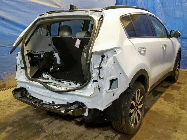 KNDPNCAC0K7535740 - 2019 KIA SPORTAGE E WHITE photo 4