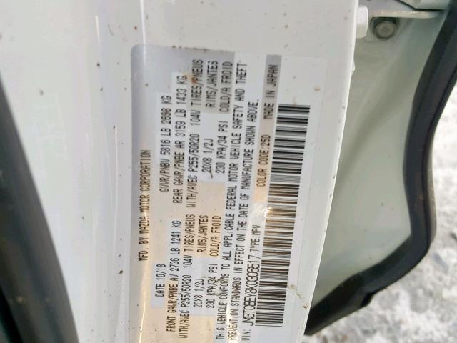 JM3TCBEY8K0306517 - 2019 MAZDA CX-9 SIGNA WHITE photo 10