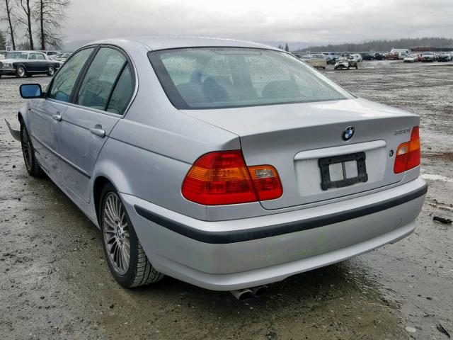 WBAEV53483KM27466 - 2003 BMW 330 I SILVER photo 3