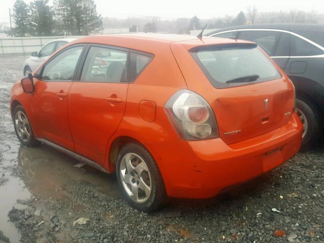 5Y2SL6E83AZ406997 - 2010 PONTIAC VIBE ORANGE photo 3