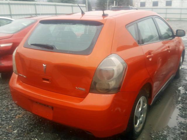 5Y2SL6E83AZ406997 - 2010 PONTIAC VIBE ORANGE photo 4