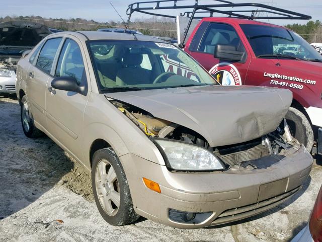 1FAFP34N77W220729 - 2007 FORD FOCUS ZX4 GOLD photo 1