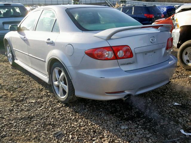 1YVFP80DX35M23127 - 2003 MAZDA 6 S SILVER photo 3