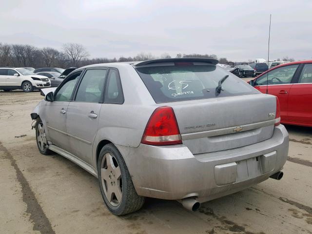 1G1ZW63186F218182 - 2006 CHEVROLET MALIBU MAX ვერცხლისფერი ფოტო 3