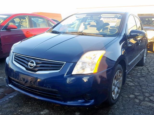 3N1AB6AP7AL627427 - 2010 NISSAN SENTRA 2.0 BLUE photo 2