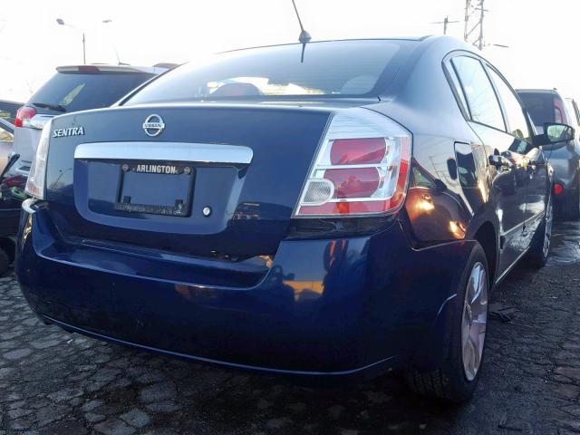 3N1AB6AP7AL627427 - 2010 NISSAN SENTRA 2.0 BLUE photo 4