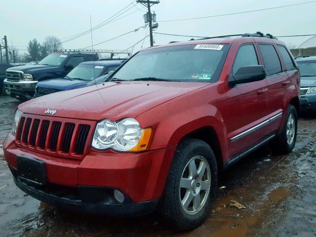 1J4PR4GK5AC119899 - 2010 JEEP GRAND CHER RED photo 2