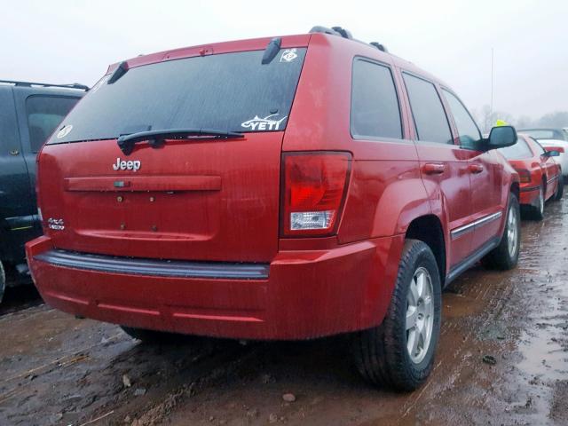 1J4PR4GK5AC119899 - 2010 JEEP GRAND CHER RED photo 4