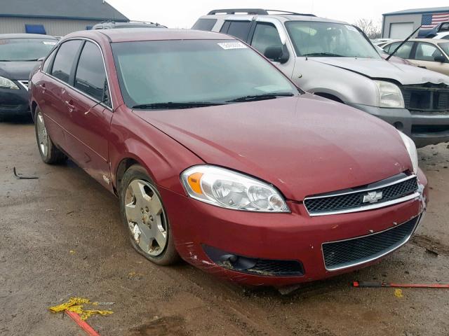 2G1WD57C191199419 - 2009 CHEVROLET IMPALA SS BURGUNDY photo 1