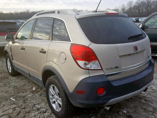 3GSDL43N39S600139 - 2009 SATURN VUE XE TAN photo 3