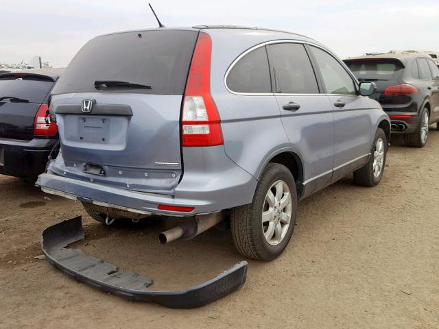 JHLRE3H41BC006315 - 2011 HONDA CR-V SE BLUE photo 4