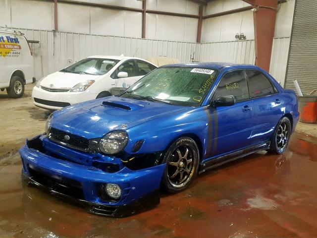 JF1GD29602G530524 - 2002 SUBARU IMPREZA WR BLUE photo 2