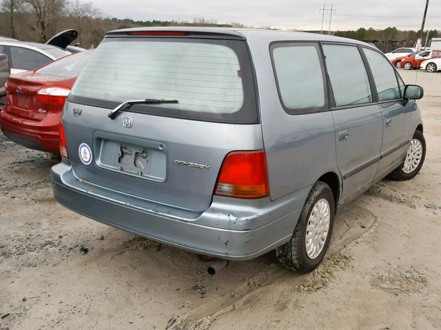 JHMRA1869SC021576 - 1995 HONDA ODYSSEY LX BLUE photo 4