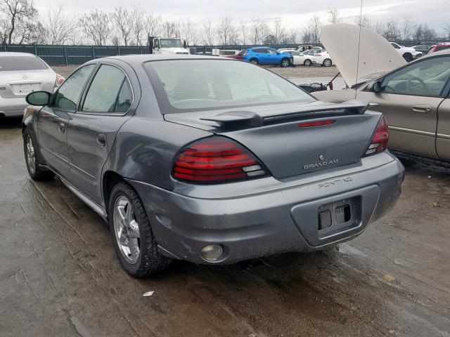 1G2NF52E64M595921 - 2004 PONTIAC GRAND AM S GRAY photo 3