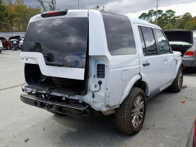 SALAG2D43CA602004 - 2012 LAND ROVER LR4 HSE WHITE photo 4