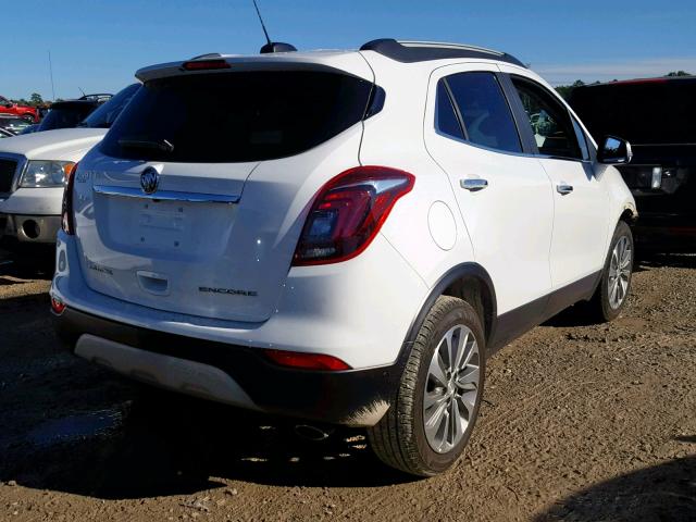 KL4CJASB8JB706311 - 2018 BUICK ENCORE PRE WHITE photo 4