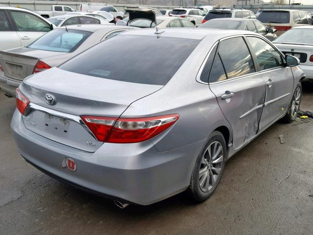 4T1BK1FK2FU554820 - 2015 TOYOTA CAMRY XSE SILVER photo 4