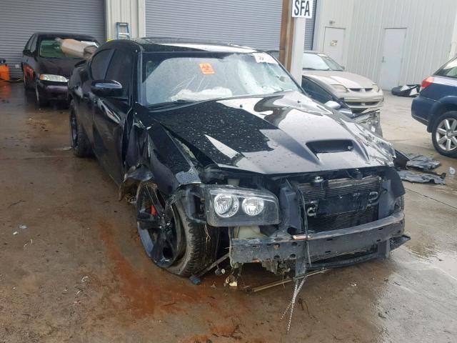 2B3KA73W58H236800 - 2008 DODGE CHARGER SR BLACK photo 1