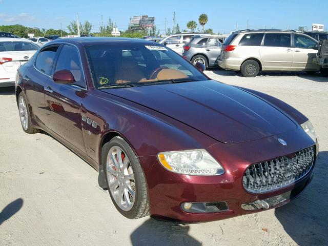 ZAMJK39A490044992 - 2009 MASERATI QUATTROPOR RED photo 1