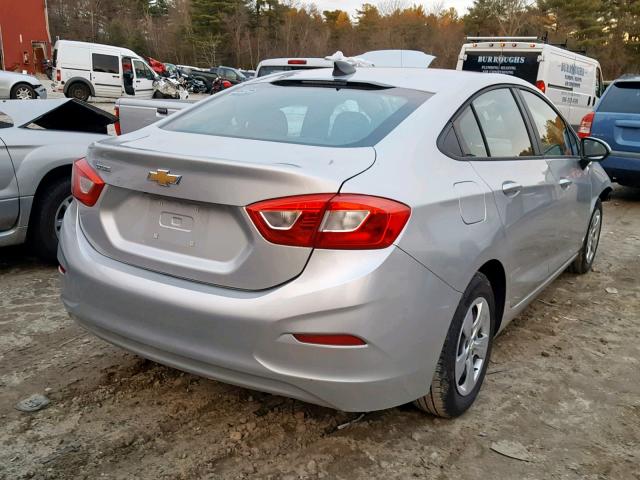 3G1BC5SM3HS523345 - 2017 CHEVROLET CRUZE LS SILVER photo 4