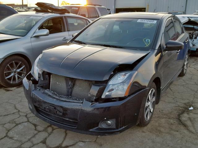 3N1AB6AP5CL679674 - 2012 NISSAN SENTRA 2.0 BLACK photo 2