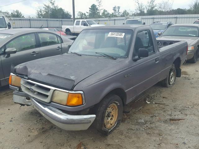 1FTCR10A9SUA11656 - 1995 FORD RANGER GRAY photo 2