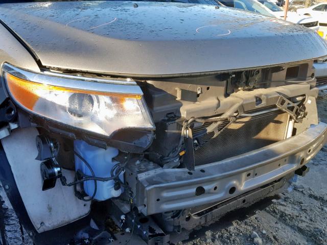 2FMDK3KC3DBB04471 - 2013 FORD EDGE LIMIT GRAY photo 9