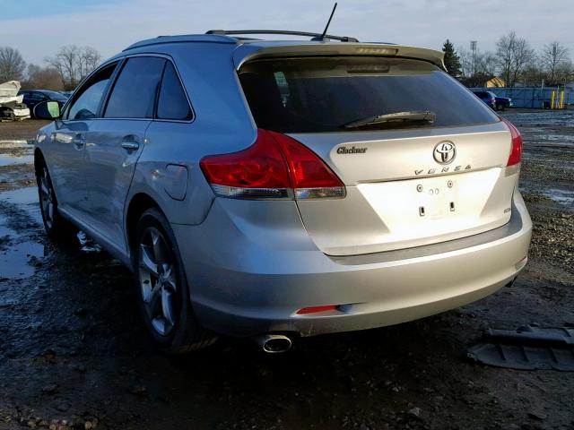 4T3BK11A39U020509 - 2009 TOYOTA VENZA BASE SILVER photo 3