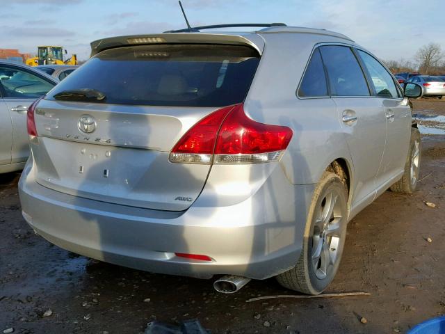 4T3BK11A39U020509 - 2009 TOYOTA VENZA BASE SILVER photo 4