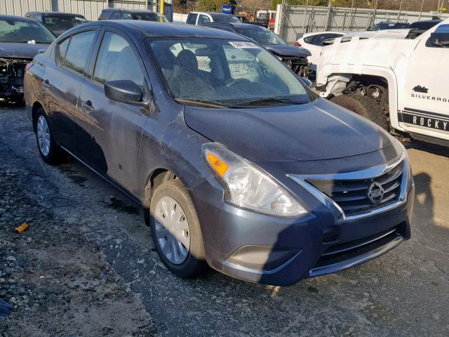 3N1CN7AP7GL864420 - 2016 NISSAN VERSA S BLUE photo 1