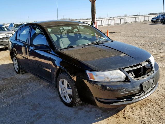1G8AJ55FX7Z189591 - 2007 SATURN ION LEVEL BLACK photo 1