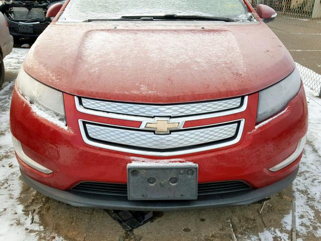 1G1RA6E43FU111994 - 2015 CHEVROLET VOLT RED photo 9