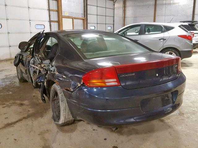 2B3HD46R23H550239 - 2003 DODGE INTREPID S BLACK photo 3