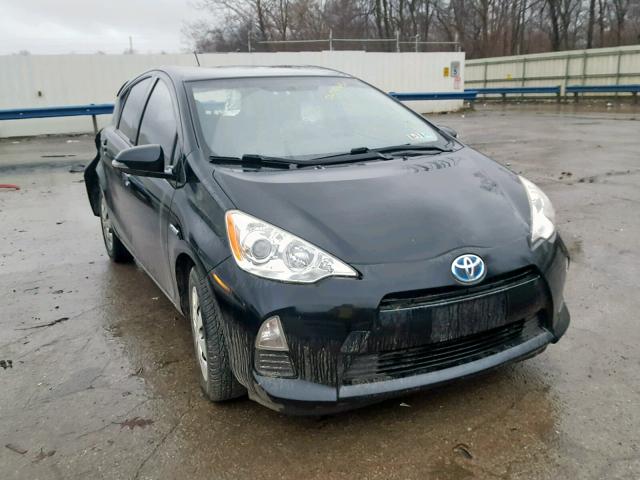 JTDKDTB31D1539703 - 2013 TOYOTA PRIUS C BLACK photo 1