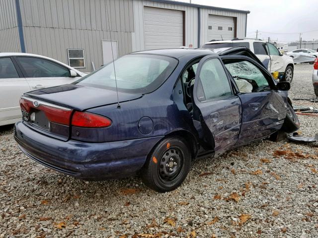 1FAFP6635XK211662 - 1999 FORD CONTOUR SE BLUE photo 4