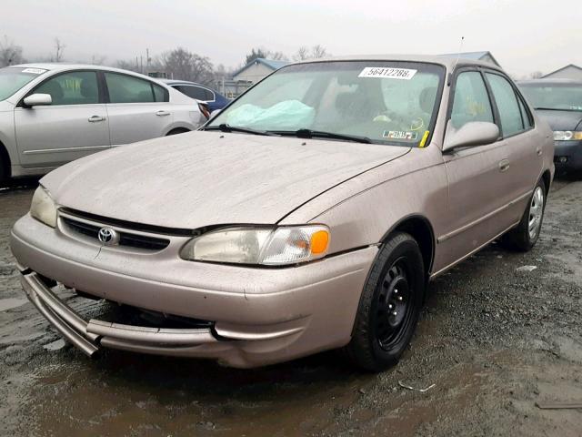 2T1BR18E3YC294886 - 2000 TOYOTA COROLLA VE BROWN photo 2