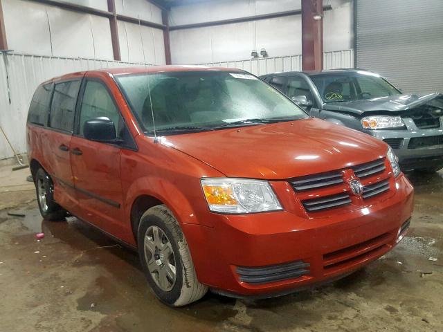 2D8HN44H28R717787 - 2008 DODGE GRAND CARA ORANGE photo 1