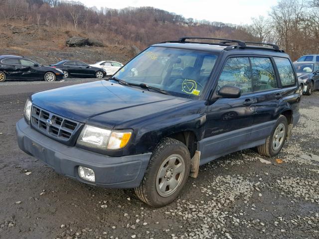 JF1SF6354WH707670 - 1998 SUBARU FORESTER L BLACK photo 2