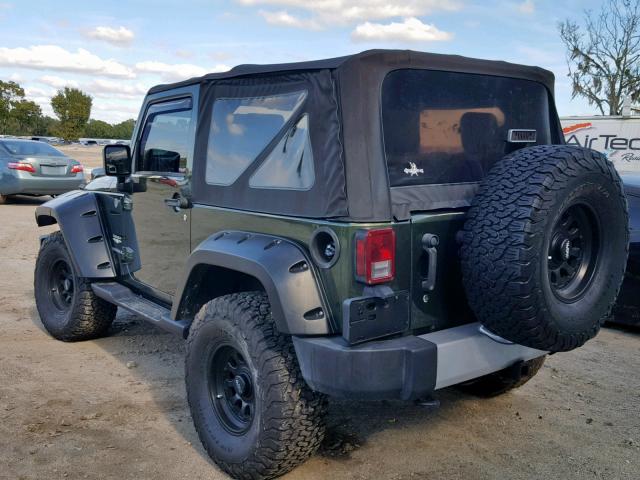 1J4FA541X9L739972 - 2009 JEEP WRANGLER S GREEN photo 3