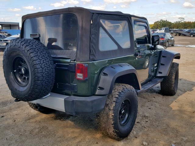 1J4FA541X9L739972 - 2009 JEEP WRANGLER S GREEN photo 4