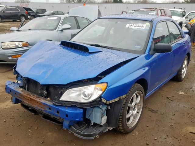 JF1GD75607G515340 - 2007 SUBARU IMPREZA WR BLUE photo 2