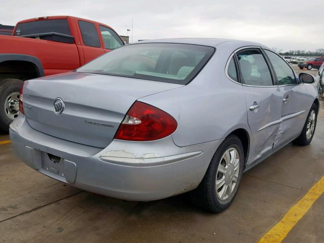 2G4WC532651282891 - 2005 BUICK LACROSSE C BLUE photo 4