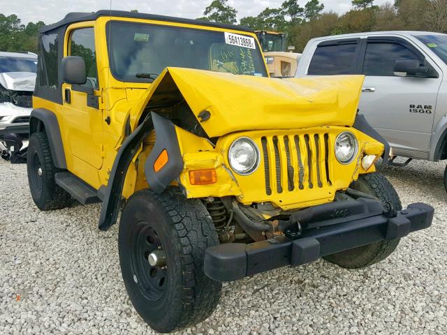 1J4FA49SX5P384767 - 2005 JEEP WRANGLER / YELLOW photo 1