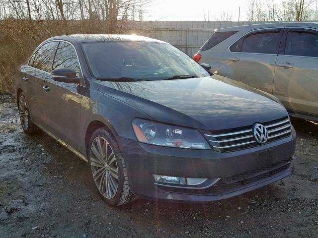 1VWBT7A36EC091571 - 2014 VOLKSWAGEN PASSAT SE GRAY photo 1