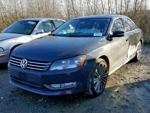 1VWBT7A36EC091571 - 2014 VOLKSWAGEN PASSAT SE GRAY photo 2