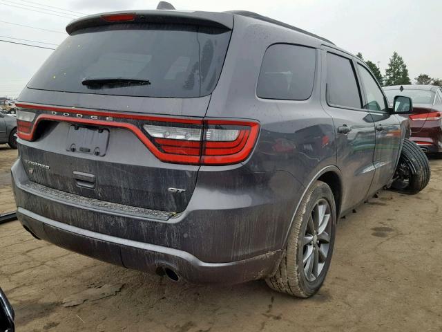 1C4RDJDG5JC414559 - 2018 DODGE DURANGO GT GRAY photo 4