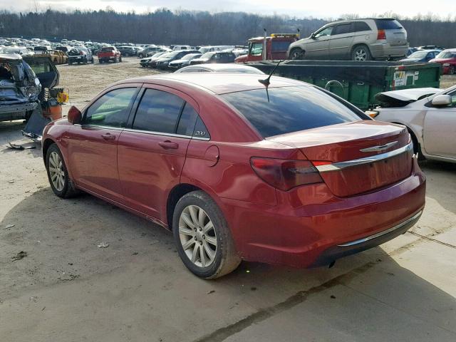 1C3BC1FG4BN584150 - 2011 CHRYSLER 200 TOURIN RED photo 3