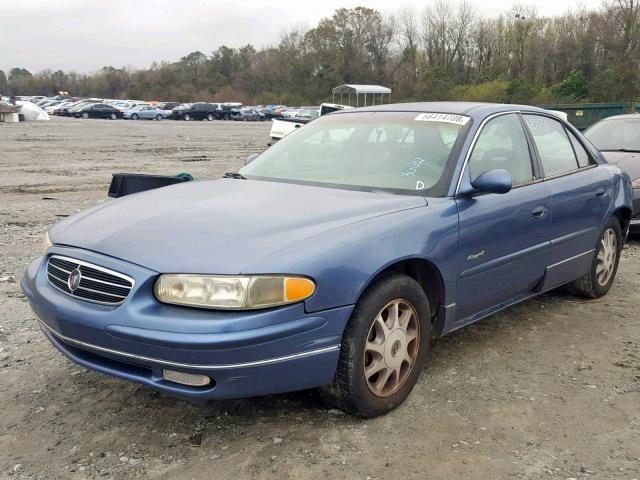 2G4WB52K0X1623662 - 1999 BUICK REGAL LS BLUE photo 2