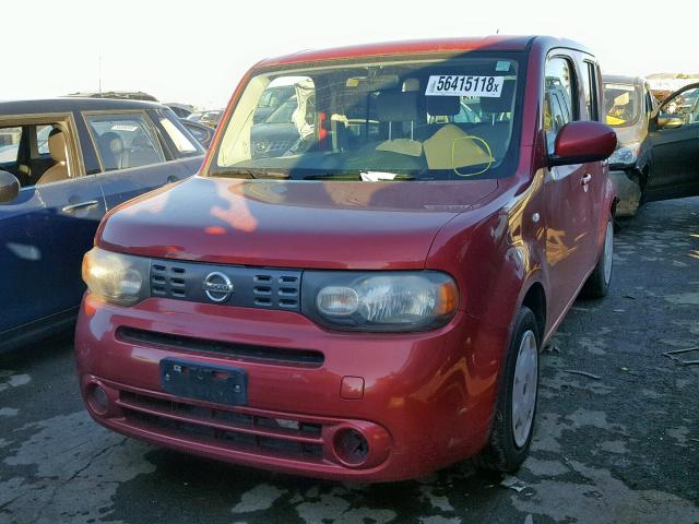 JN8AZ2KR4BT210236 - 2011 NISSAN CUBE BASE RED photo 2