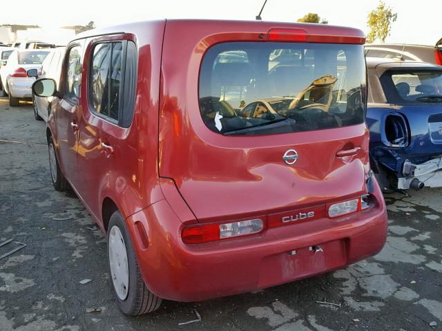 JN8AZ2KR4BT210236 - 2011 NISSAN CUBE BASE RED photo 3